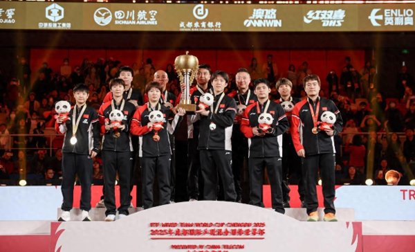 寰球杯! 国乒孝顺值排行: 王楚钦升第一, 孙颖莎效果“恐怖如此”