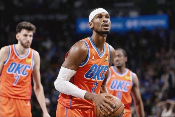 雷霆首发未合体仍取24胜1负，“火箭五大”气势能给他们上强度吗