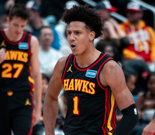 大帝20中8保罗乔治空砍35分，鹰王12+10+12破记录，老鹰双杀76东说念主