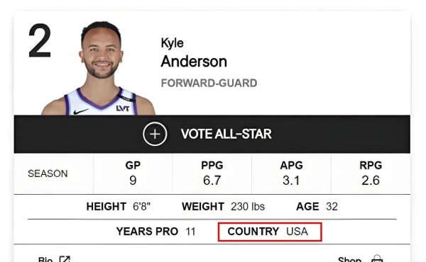 中国男篮归化盘算告吹，NBA告示李凯尔国籍改为好意思国，影响潜入